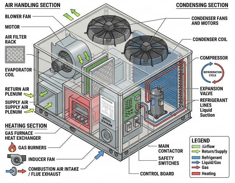 Rooftop Packaged Units component diagram 1
